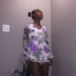 A floral romper
